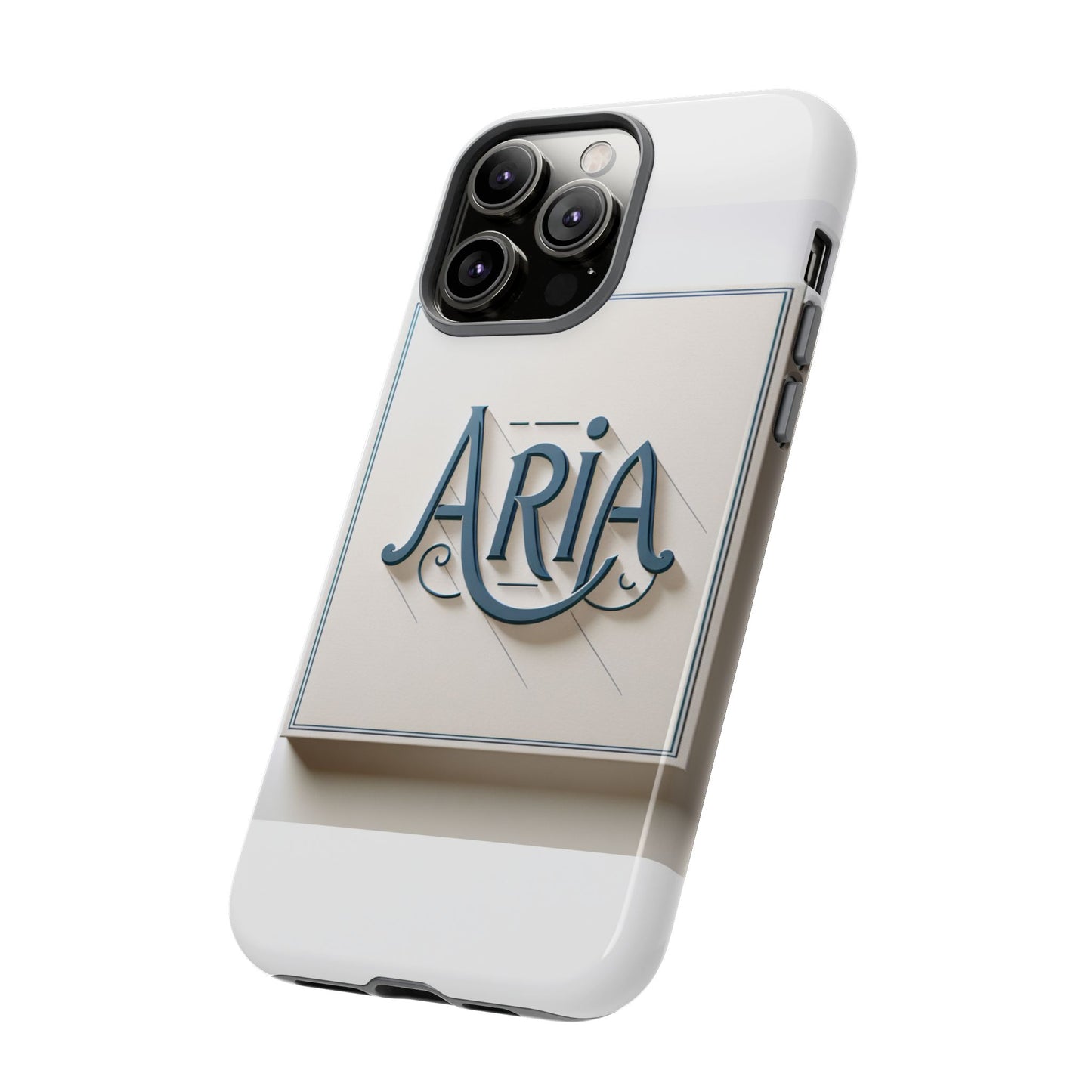 3d textured phone case in elegant blue and white design for stylish protection compatible with iphone 13, 14, 15 & 16 – all models including pro, pro max & plus