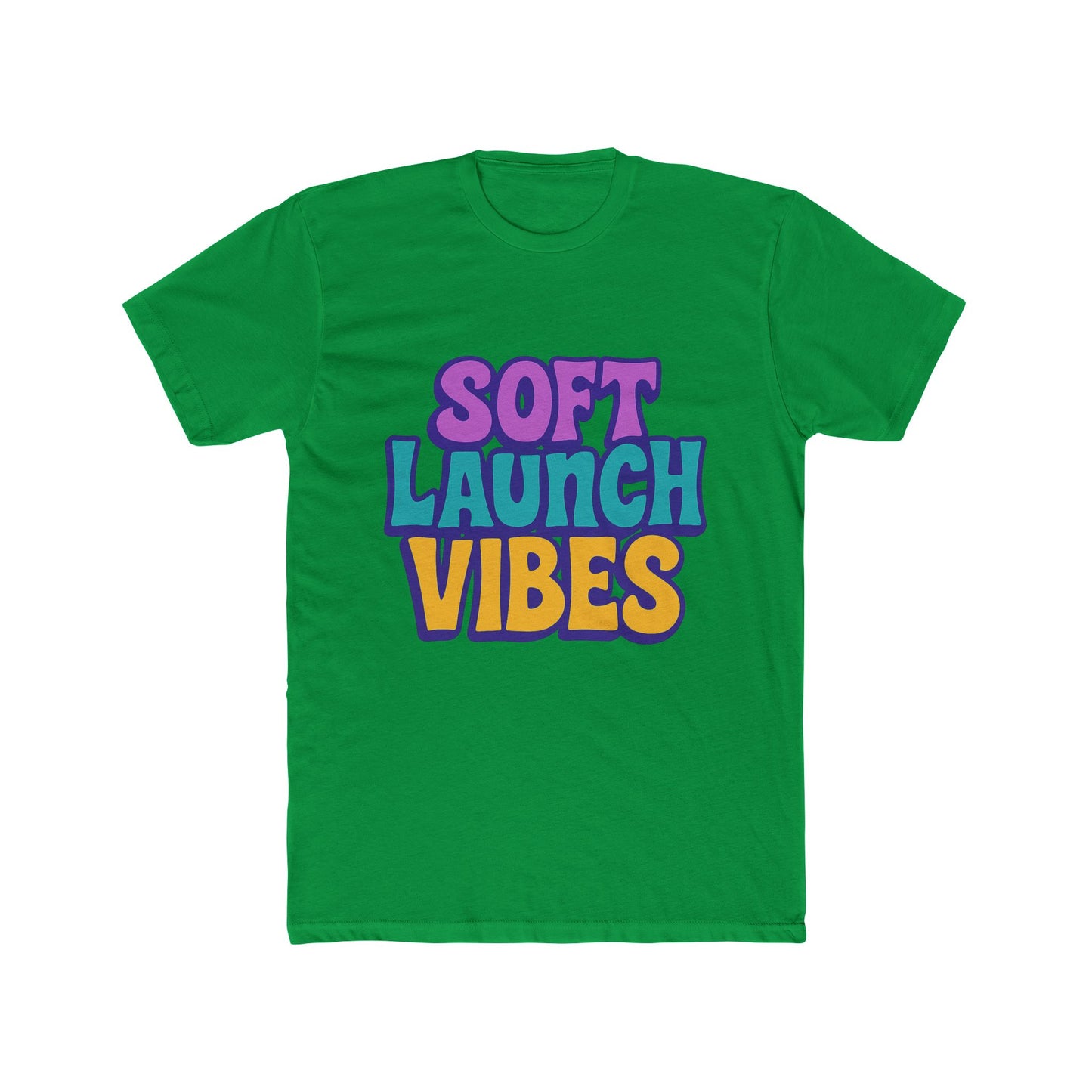 soft launch vibes unisex t-shirt - aesthetic purple tee for casual style, everyday comfort, and unique fashion statements