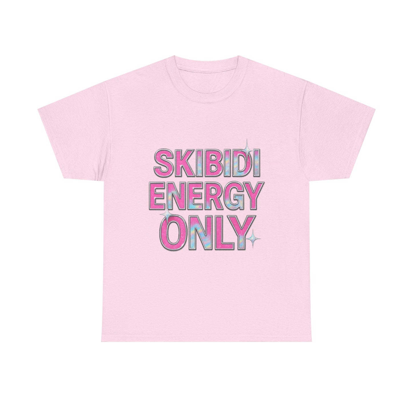 skibidi energy only unisex heavy cotton tee – fun graphic tee for trendy energetic vibes