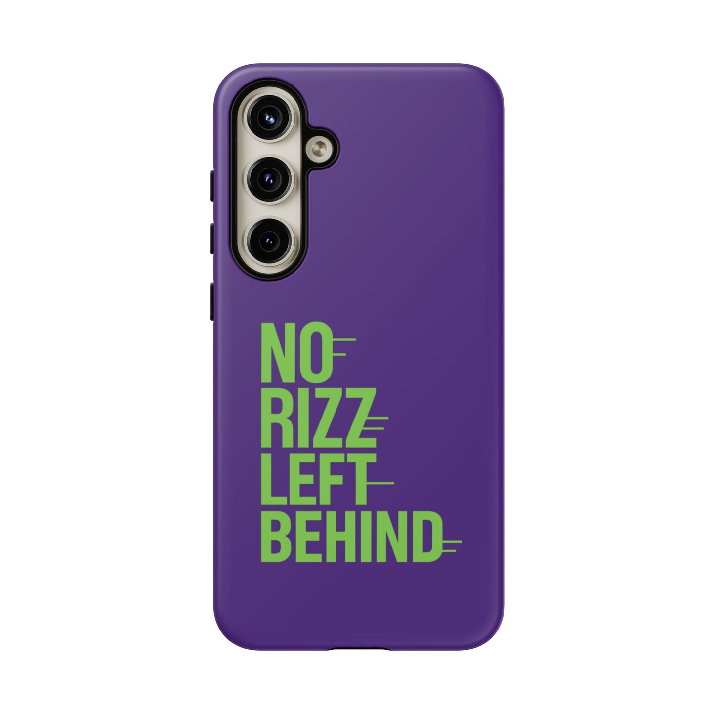tough phone case - no rizz left behind - durable, stylish protection for active lifestyles - impact-resistant, dual layer, shock-absorbing tpu - perfect gift for tech lovers