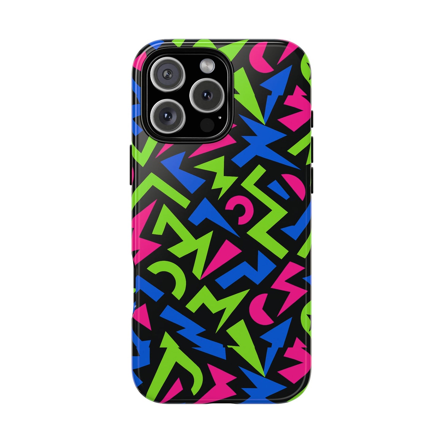 y2k multicolour 4 protective phone case with 3d design – stylish protection for unisex smartphones compatible with iphone 13, 14, 15 & 16 – all models including pro, pro max & plus