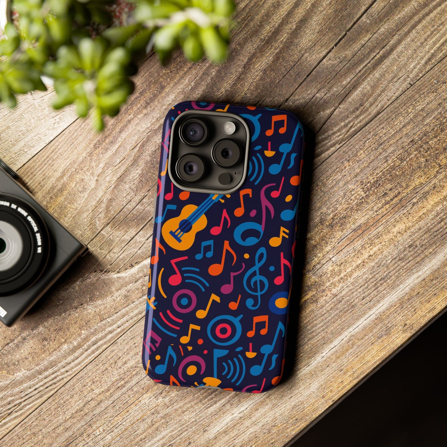 vibrant 3d music design protective phone case for music lovers stylish accessory compatible with iphone 13, 14, 15 & 16 – all models including pro, pro max & plus
