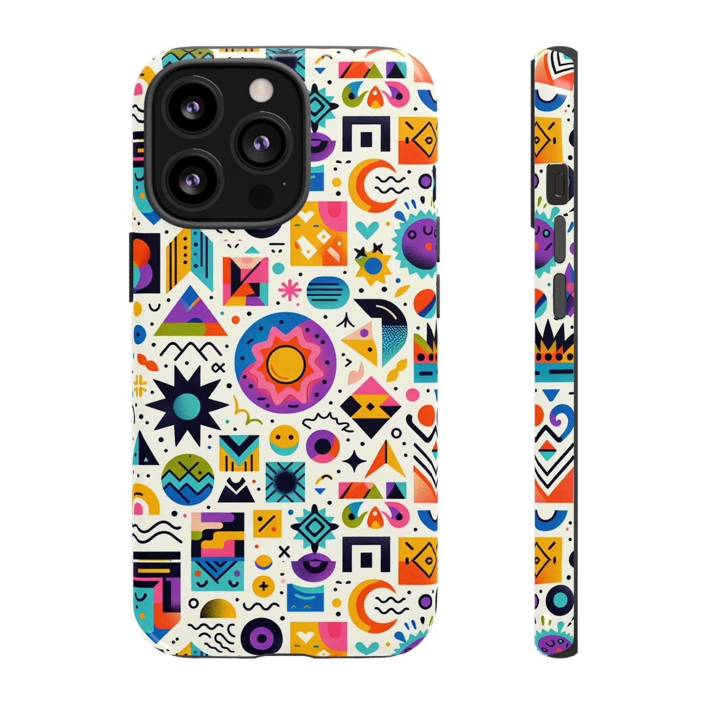 pattern image 10 vibrant 3d phone case for smartphone protection and style compatible with iphone 13, 14, 15 & 16 – all models including pro, pro max & plus