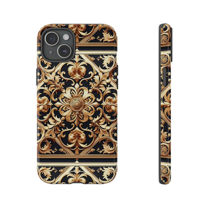 Pattern Image 5 Vibrant 3D Phone Case for Android and iPhone with Ornate Baroque Design Compatible with iPhone 13, 14, 15 & 16 – all models including Pro, Pro Max & Plus