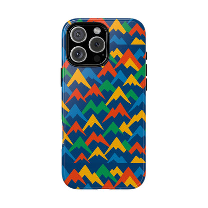 Vibrant 3D Mountain Design Phone Case for Stylish Protection – Unique Accessory Compatible with iPhone 13, 14, 15 & 16 – all models including Pro, Pro Max & Plus