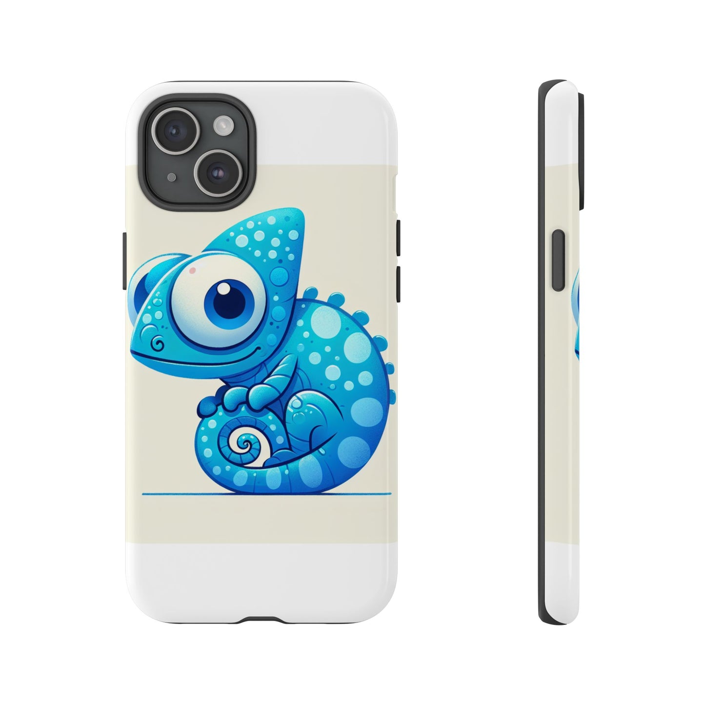 vibrant 3d cartoon chameleon phone case for adults and teens stylish protection compatible with iphone 13, 14, 15 & 16 – all models including pro, pro max & plus