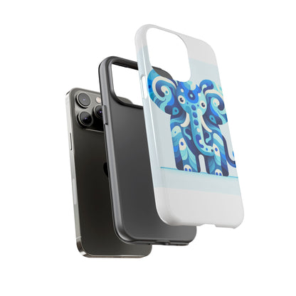Vibrant 3D Protective Phone Case with Artistic Elephant Design for Unique Expression Compatible with iPhone 13, 14, 15 & 16 – All Models Including Pro, Pro Max & Plus