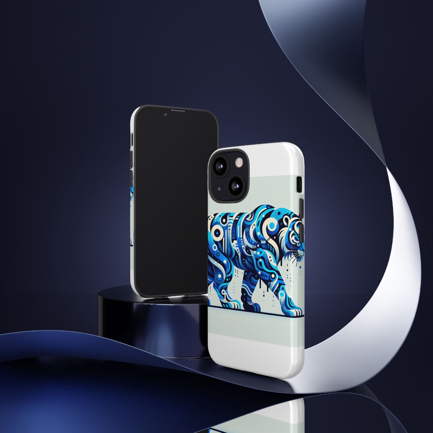 vibrant 3d wrap protective phone case with colourful tiger design stylish accessory for men and women compatible with iphone 13, 14, 15 & 16 – all models including pro, pro max & plus