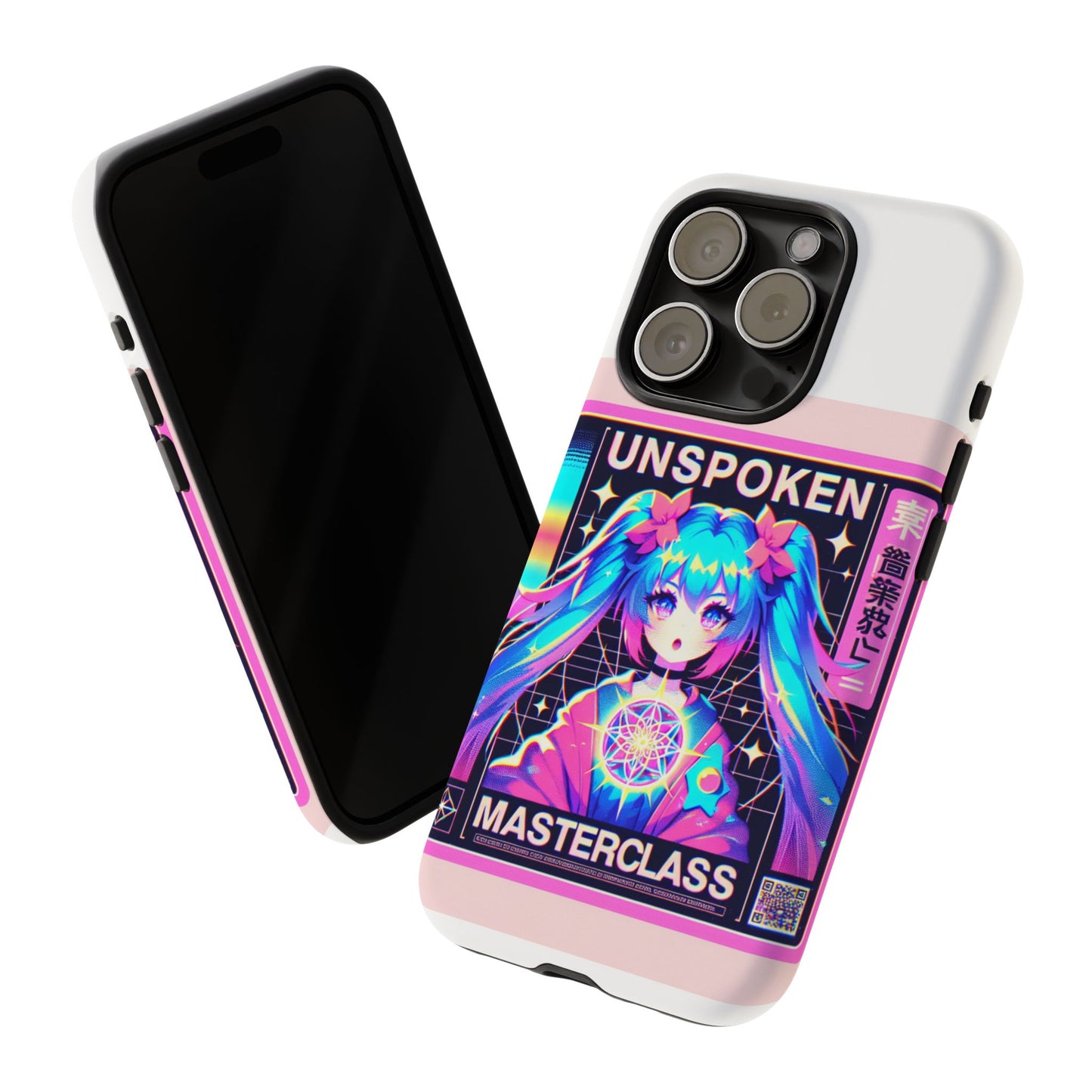 unspoken riz masterclass protective phone case, 3d wrap design, durable shock absorption, uv protected, ideal gift for anime and comic fans, glossy or matte finish