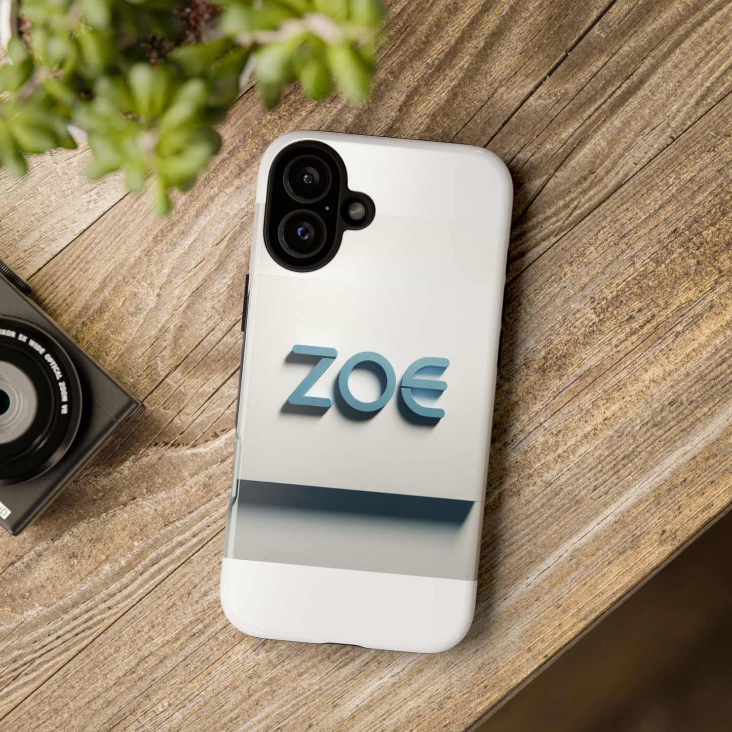 vibrant 3d lettering phone case in blue design for stylish protection compatible with iphone 13, 14, 15 & 16 – all models including pro, pro max & plus