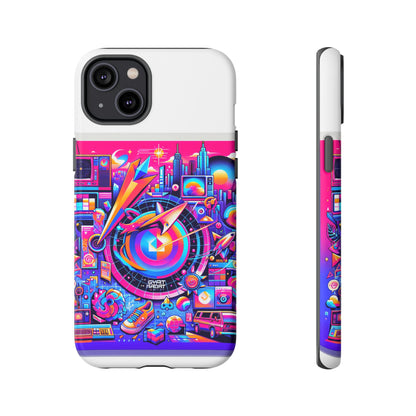 Gyatt Radar Online 3D Wrap Protective Phone Case for Smartphones, Retro Anime Design, Durable Shock Absorption, UV Protected, Glossy or Matte Finish