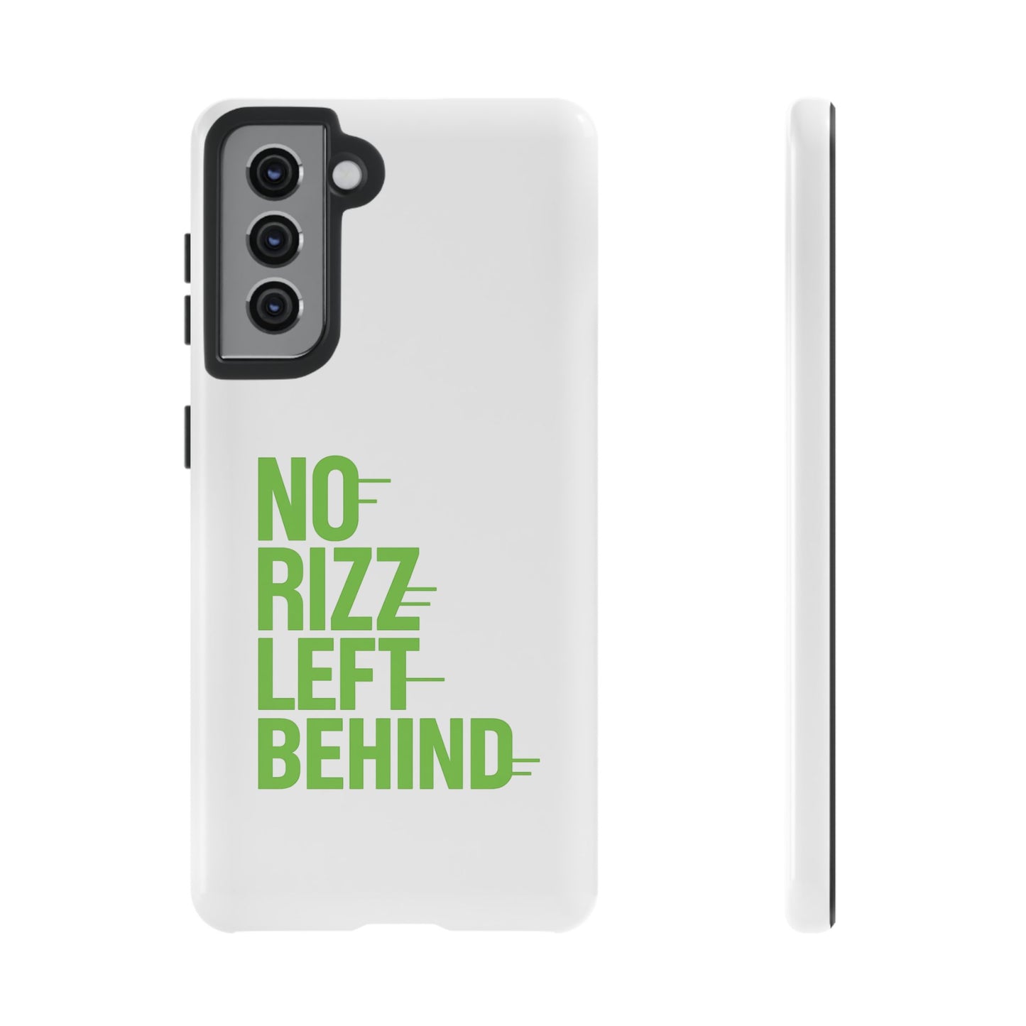 copy of tough cases - no rizz left behind phone case for ultimate protection and style, impact-resistant, dual layer, vibrant design, perfect gift for adults