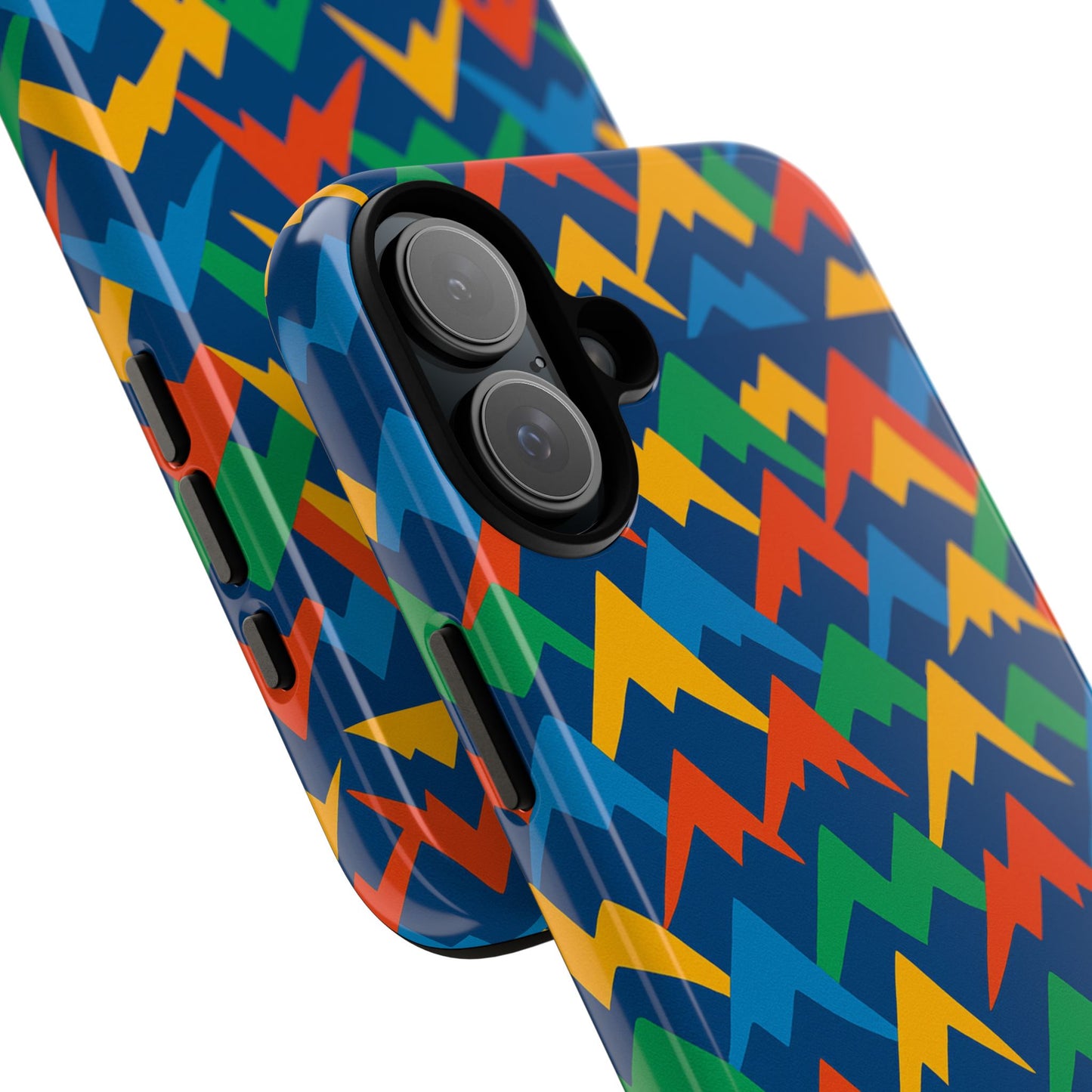 vibrant 3d mountain design phone case for stylish protection – unique accessory compatible with iphone 13, 14, 15 & 16 – all models including pro, pro max & plus
