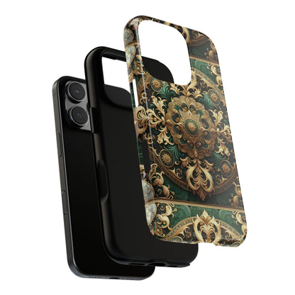 Pattern Image 2 Vibrant Comic Style Phone Case for Men and Women with Ornate Baroque Design Compatible with iPhone 13, 14, 15 & 16 – all models including Pro, Pro Max & Plus