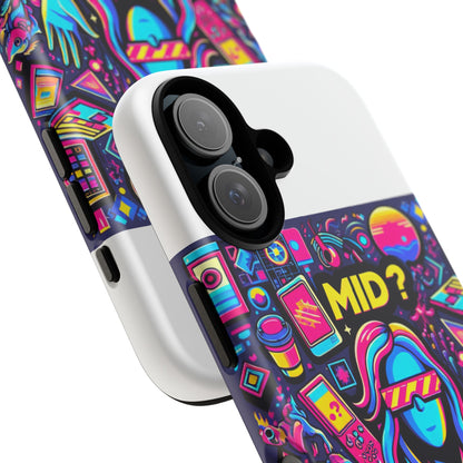 Mid Never Heard Of Her 3D Wrap Protective Phone Case for Fun Retro Style and Shock Absorption, Ideal Gift for Tech Enthusiasts and Anime Lovers