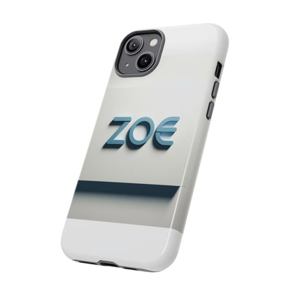 Vibrant 3D Lettering Phone Case in Blue Design for Stylish Protection Compatible with iPhone 13, 14, 15 & 16 – all models including Pro, Pro Max & Plus