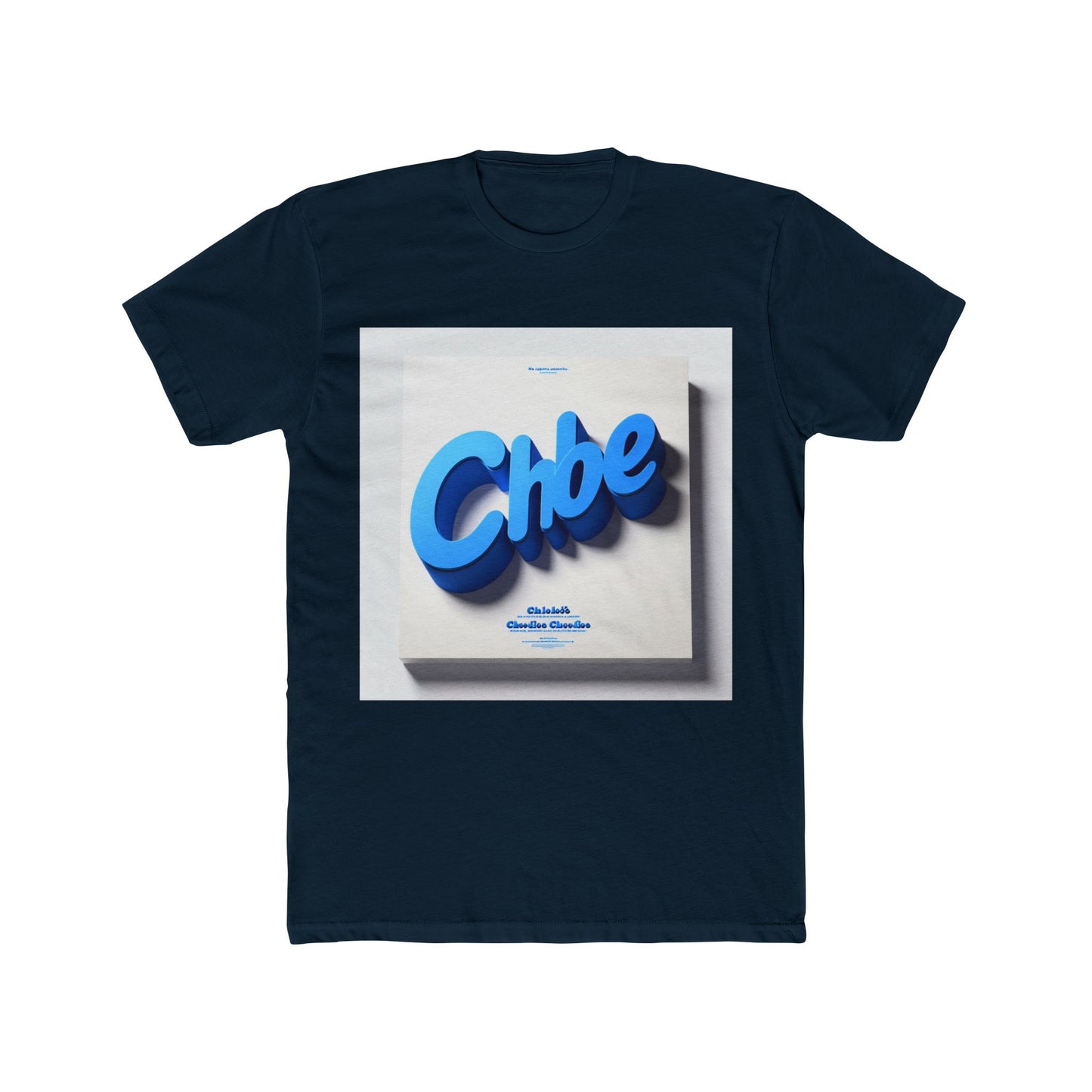 stylish alphabet blue 46 unisex t-shirt - comfortable graphic tee for everyday wear