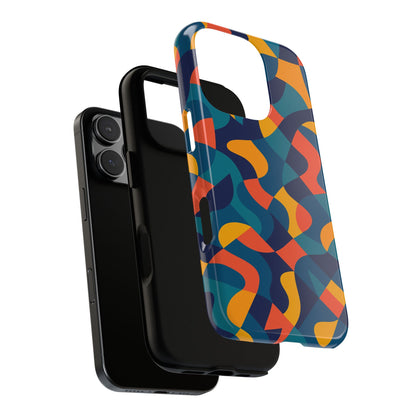 Vibrant Multicolour Abstract Phone Case for Stylish Protection Compatible with iPhone 13, 14, 15 & 16 – All Models Including Pro, Pro Max & Plus