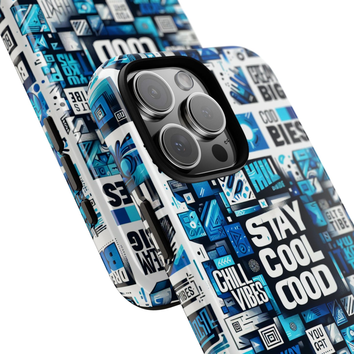 blue pattern image 29 vibrant 3d wrap phone case for men and women shockproof silicone protective cover with uv resistance and glossy or matte finish