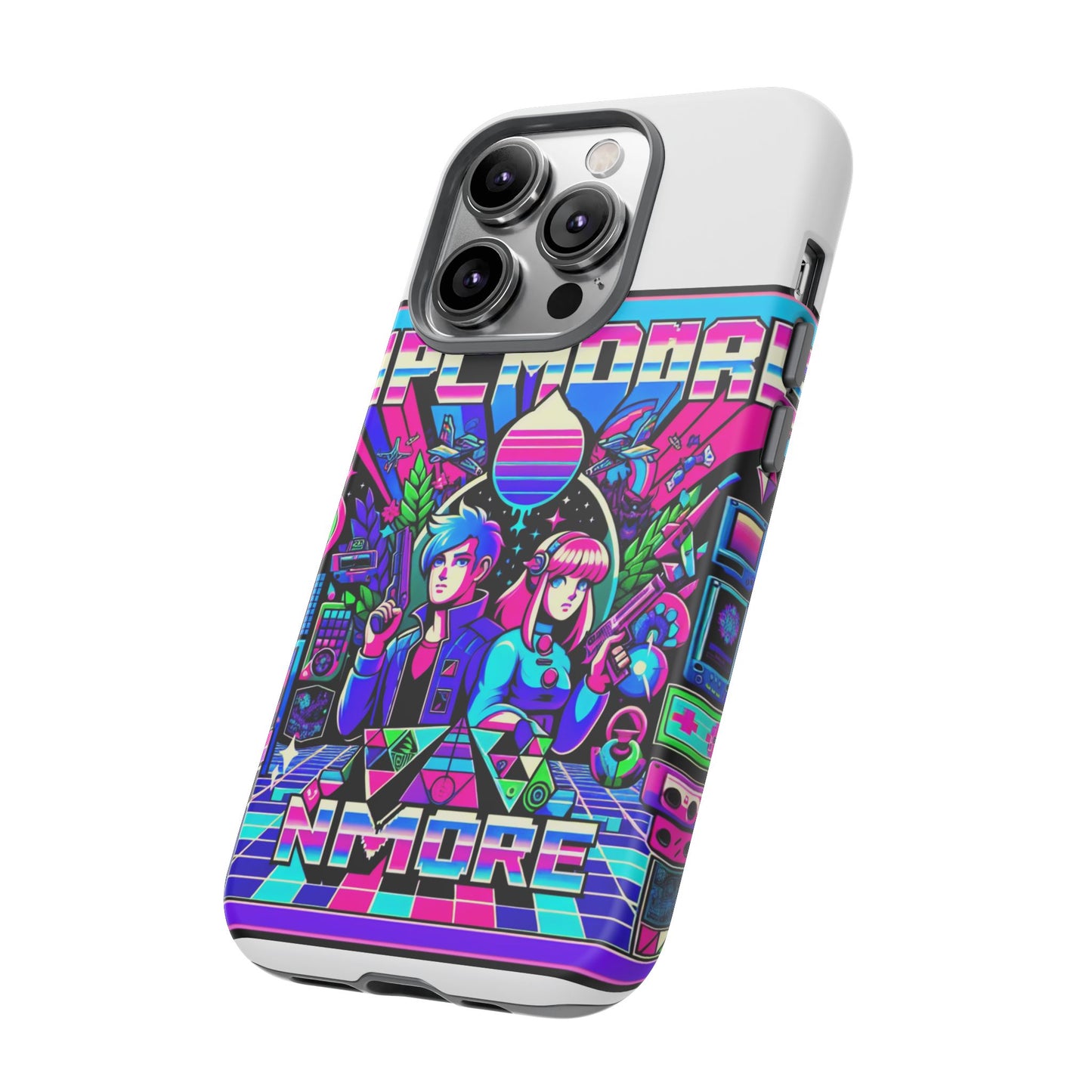 npc no more 3d wrap protective phone case for anime lovers