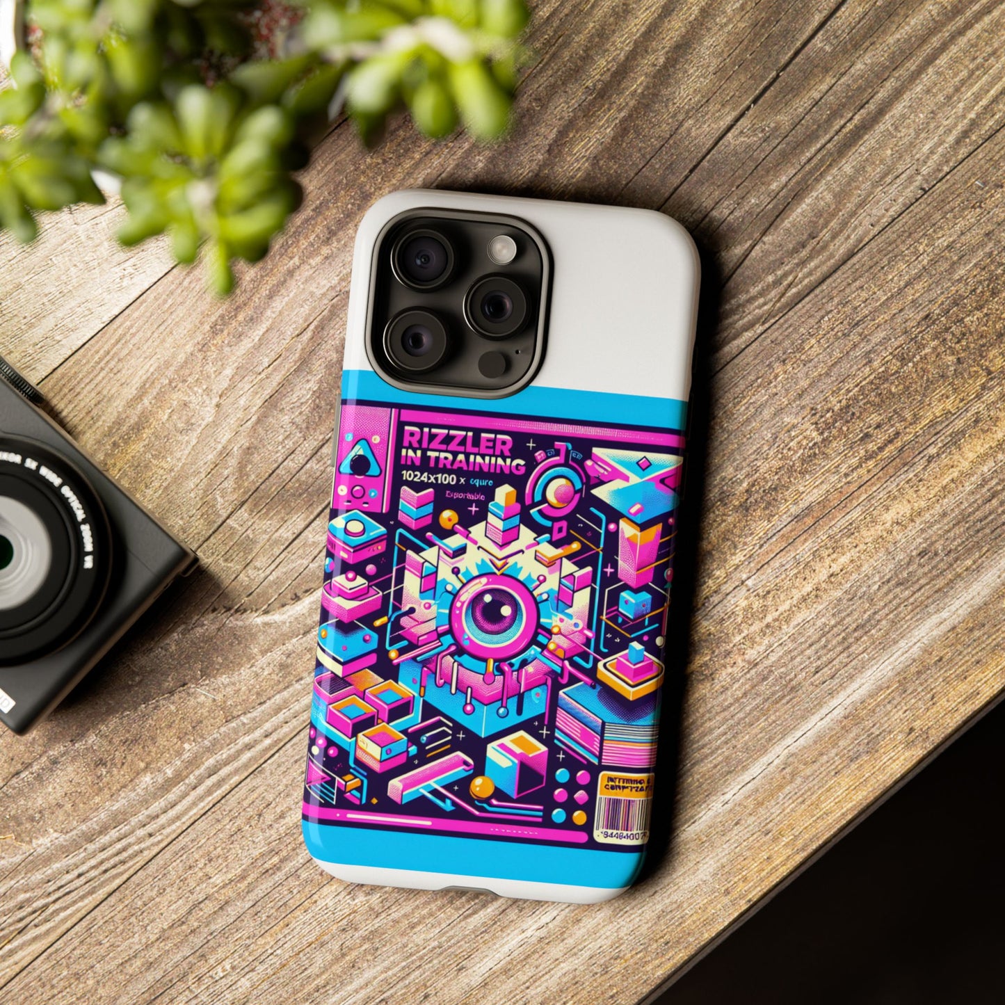 rizzler in training protective phone case for anime lovers