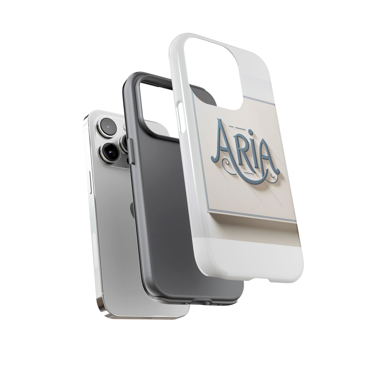 3d textured phone case in elegant blue and white design for stylish protection compatible with iphone 13, 14, 15 & 16 – all models including pro, pro max & plus