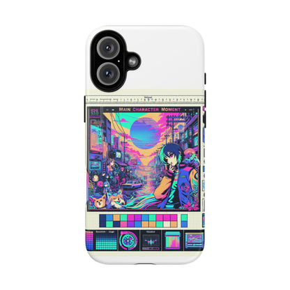 Main Character Moment Protective Phone Case, 3D Wrap Design, Durable TPU Silicone, UV Protected, Anime and Comic Inspired, Unique Gift for Tech Enthusiasts