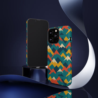 Vibrant Mountain Pattern 3D Wrap Protective Phone Case Stylish Accessory for Men and Women Compatible with iPhone 13, 14, 15 & 16 – All Models Including Pro, Pro Max & Plus