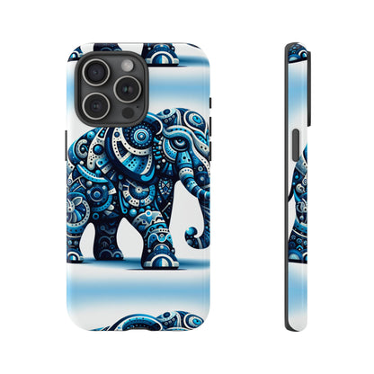 Blue Animal Create 4 3D Wrap Protective Phone Case for Smartphones with Vibrant Anime and Comic Inspired Design Durable Shock Absorption and UV Protection
