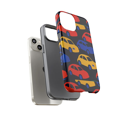 Multicolour 3D Car Design Protective Phone Case Stylish Accessory for Unique Expression Compatible with iPhone 13, 14, 15 & 16 – all models including Pro, Pro Max & Plus