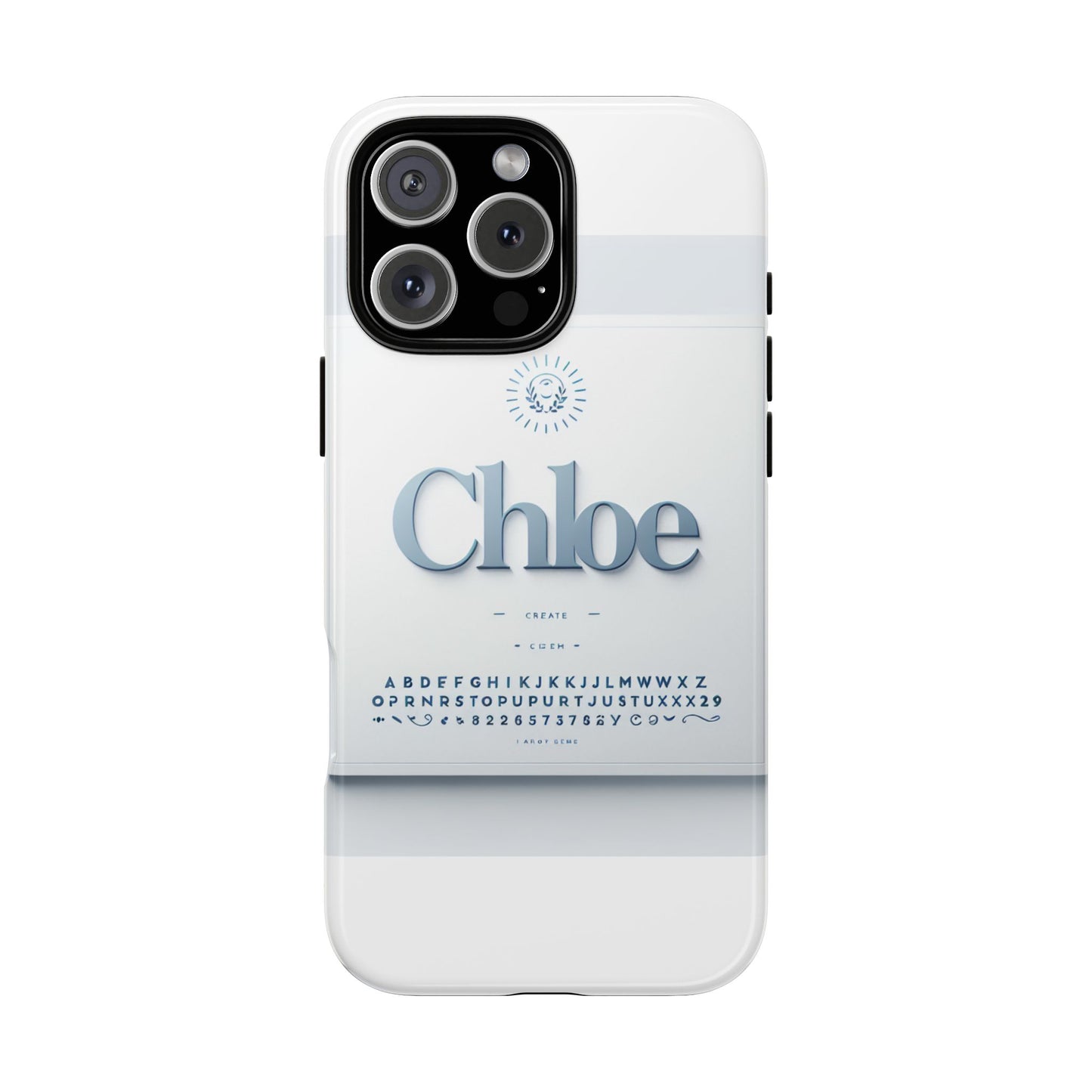 vibrant 3d protective phone case with playful blue alphabet design stylish accessory for self-expression compatible with iphone 13, 14, 15 & 16 – all models including pro, pro max & plus