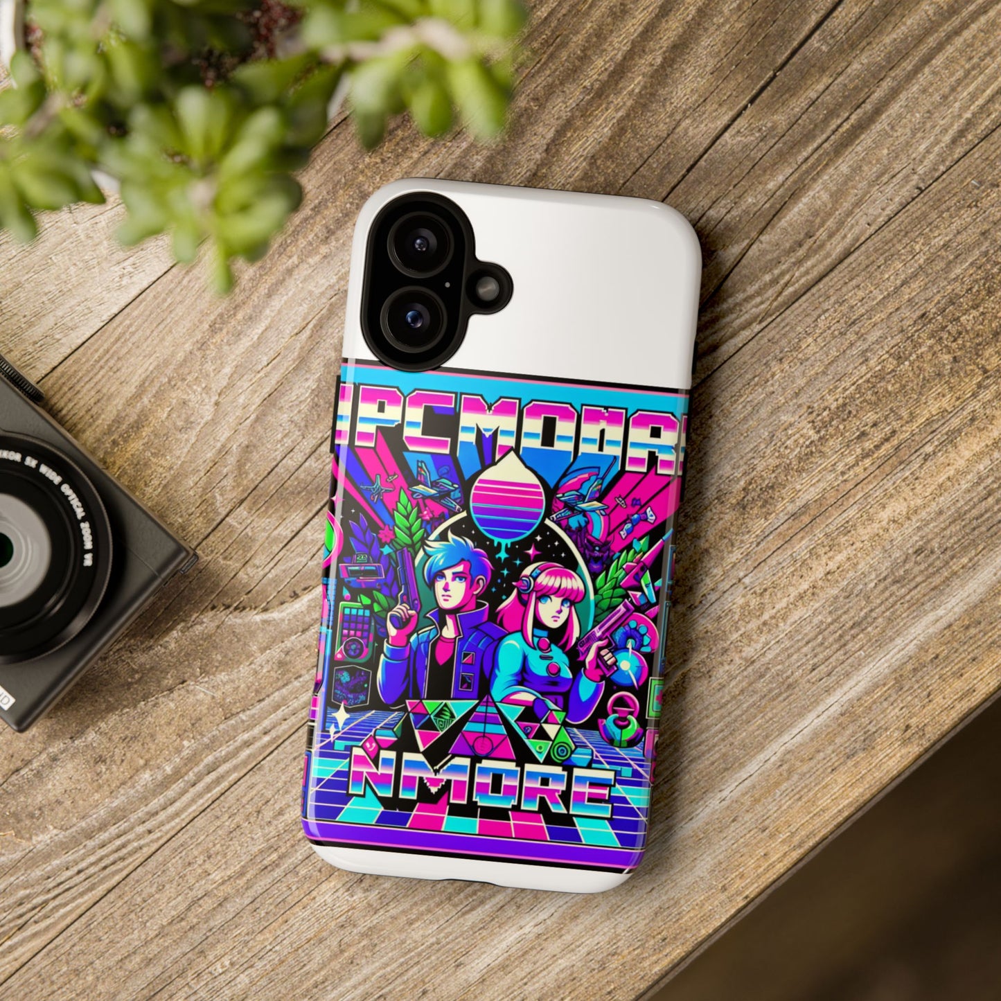 npc no more 3d wrap protective phone case for anime lovers