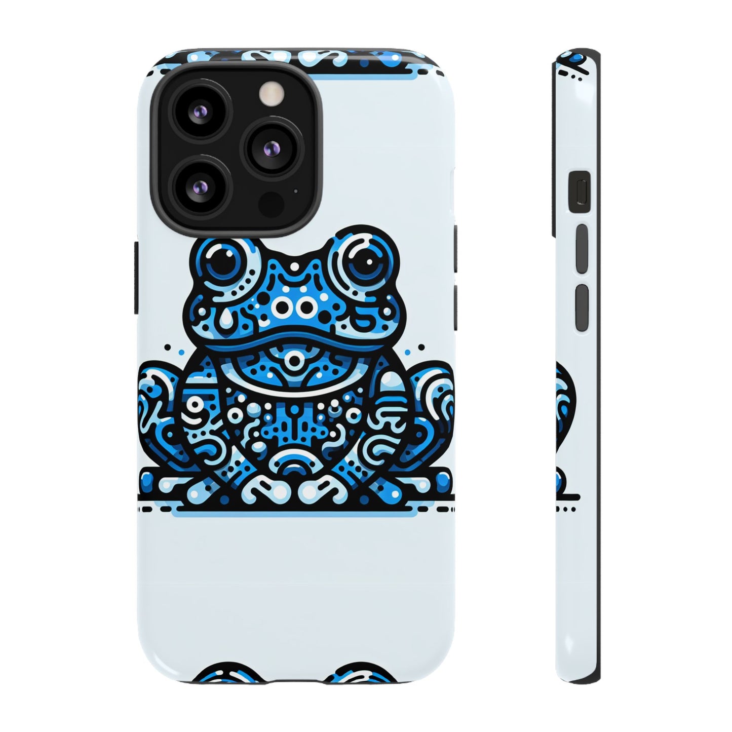 blue animal create 28 3d wrap protective phone case for smartphones shockproof durable tpu with vivid anime and comic design