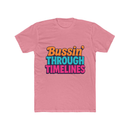 Bussin' Through Timelines Unisex T-Shirt - Multicolor Graphic Tee for Men & Women - Casual Outfit