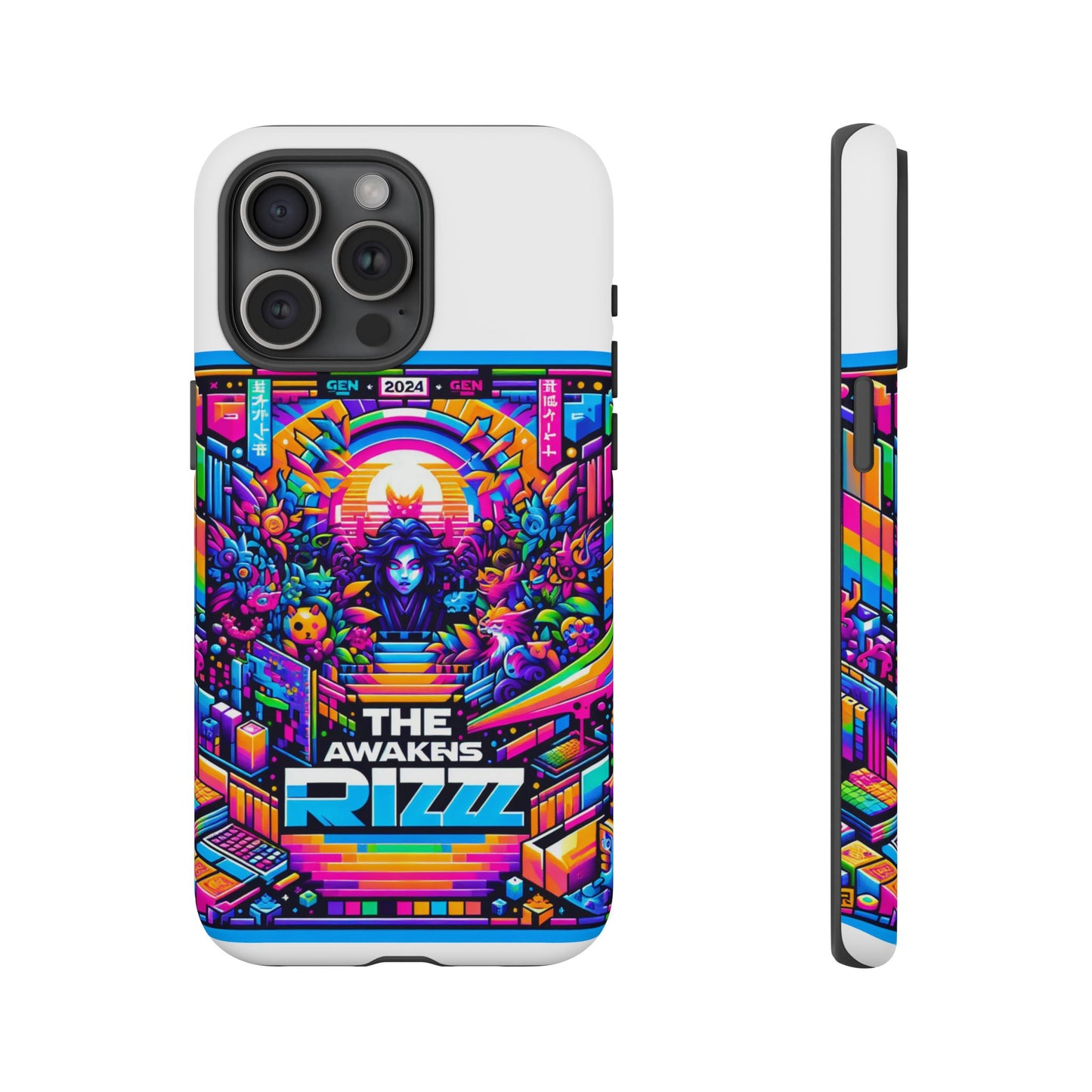 the rizz awakens 3d wrap protective phone case for anime and comic lovers