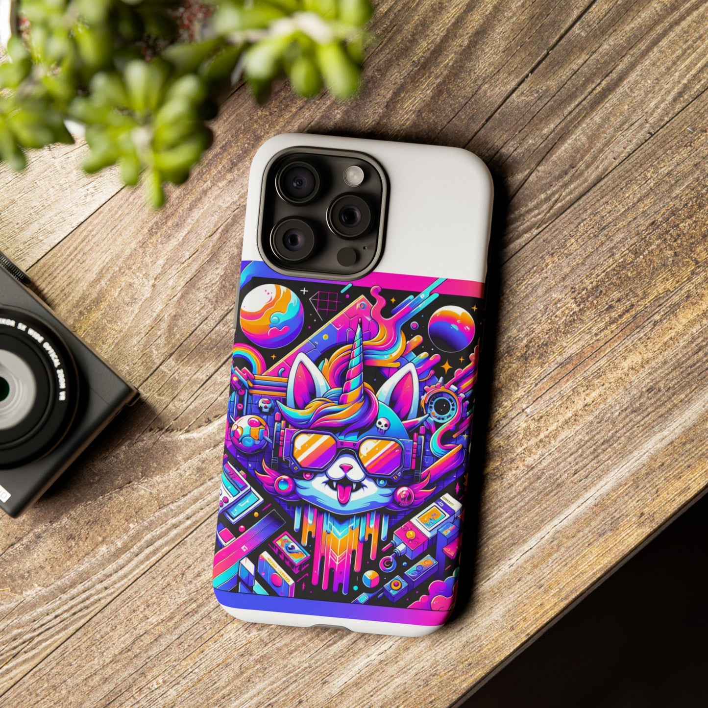 rizzed up and ready protective phone case for anime lovers