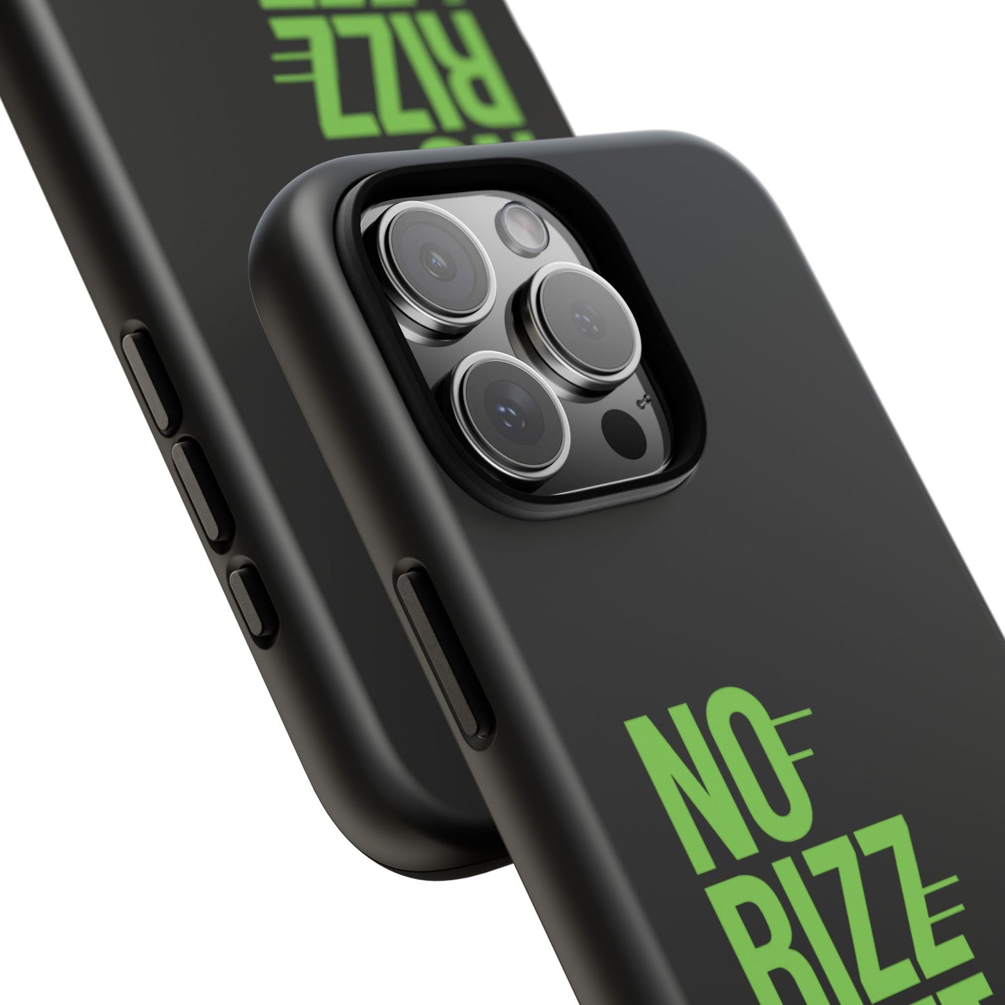 tough phone case - no rizz left behind, durable protection, shock absorbent, stylish design, perfect gift for adults, supports wireless charging, uv protected, lightweight accessory