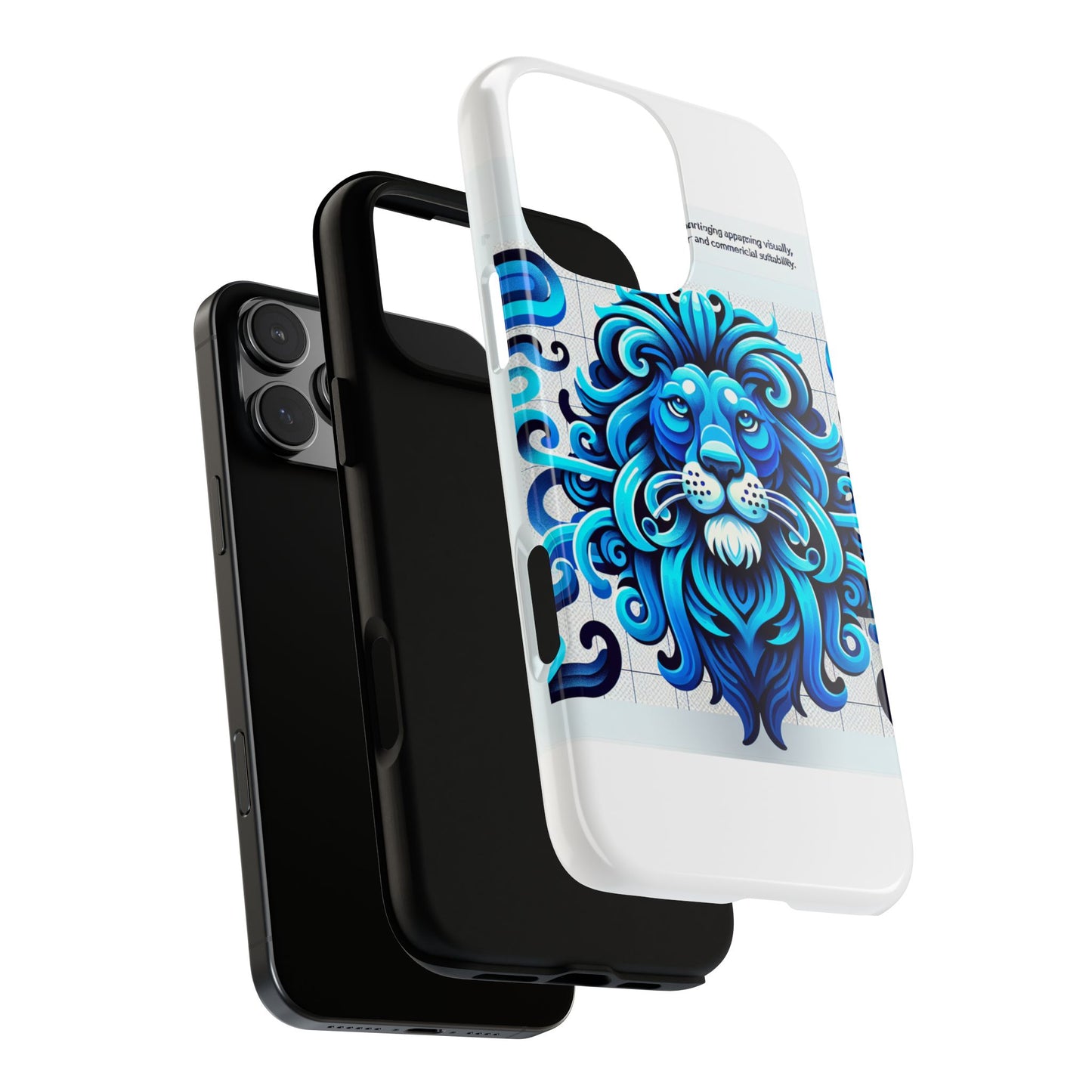 vibrant 3d lion art phone case for stylish protection and self-expression compatible with iphone 13, 14, 15 & 16 – all models including pro, pro max & plus
