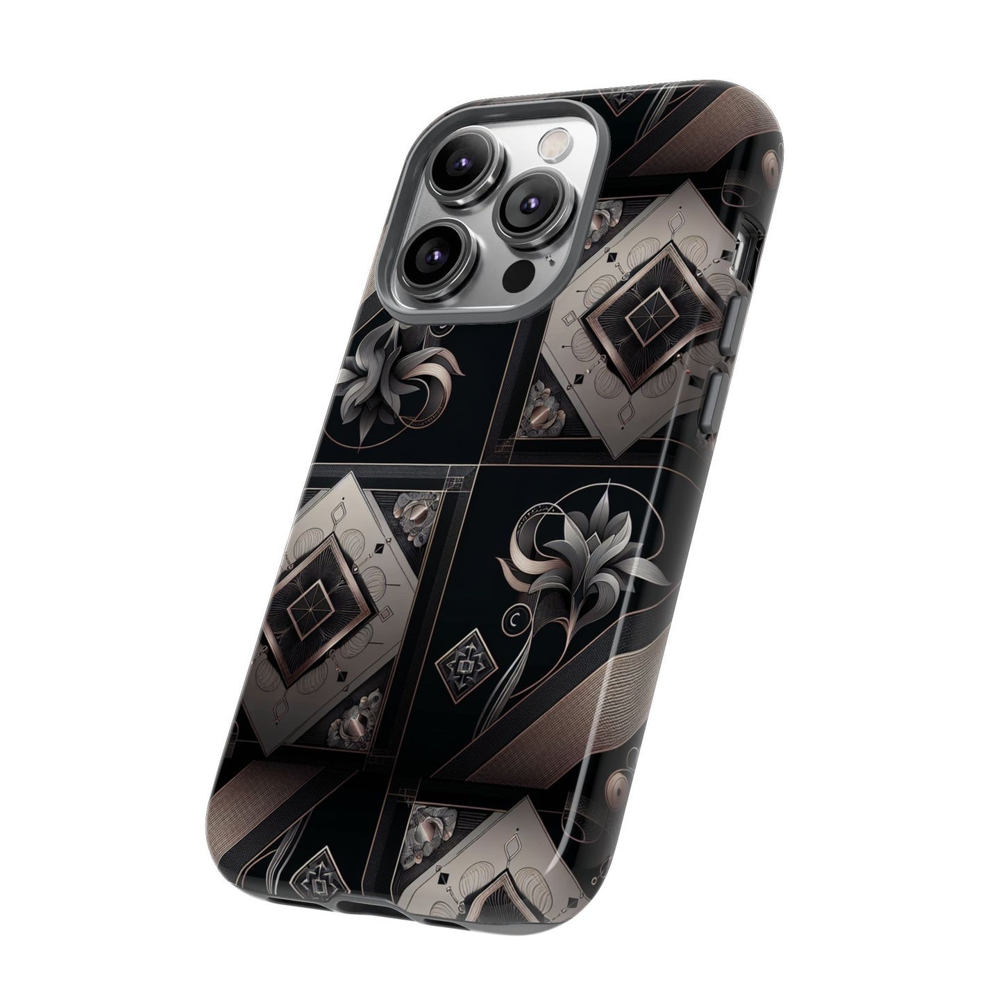blackpattern image 4 vibrant 3d phone case for android and iphone with bold anime-inspired art, shockproof finish, compatible with iphone 13-16 pro max