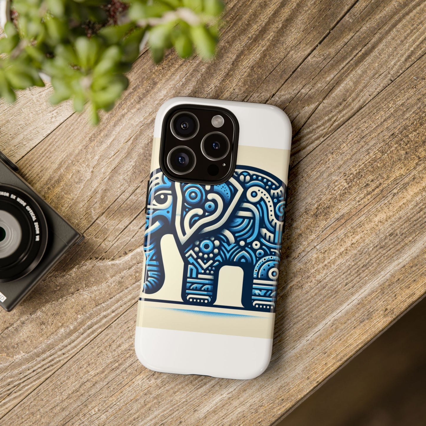 vibrant 3d elephant design phone case for stylish protection and unique aesthetic compatible with iphone 13, 14, 15 & 16 – all models including pro, pro max & plus
