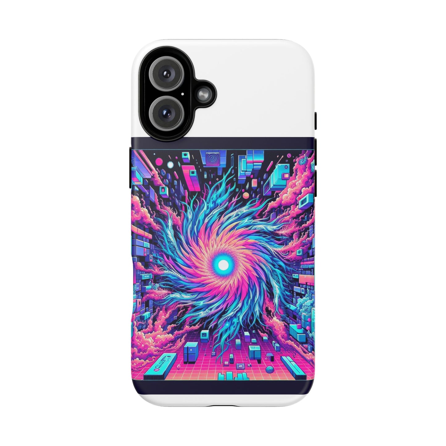 grass level 9000 protective phone case with 3d wrap design, uv protected and shock absorbent, fun retro style for anime lovers, ideal gift for tech enthusiasts