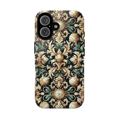 Copy of Pattern Image 7 Shockproof Phone Case for Kids and Teens with Baroque Design for Stylish Protection Compatible with iPhone 13, 14, 15 & 16 – all models including Pro, Pro Max & Plus