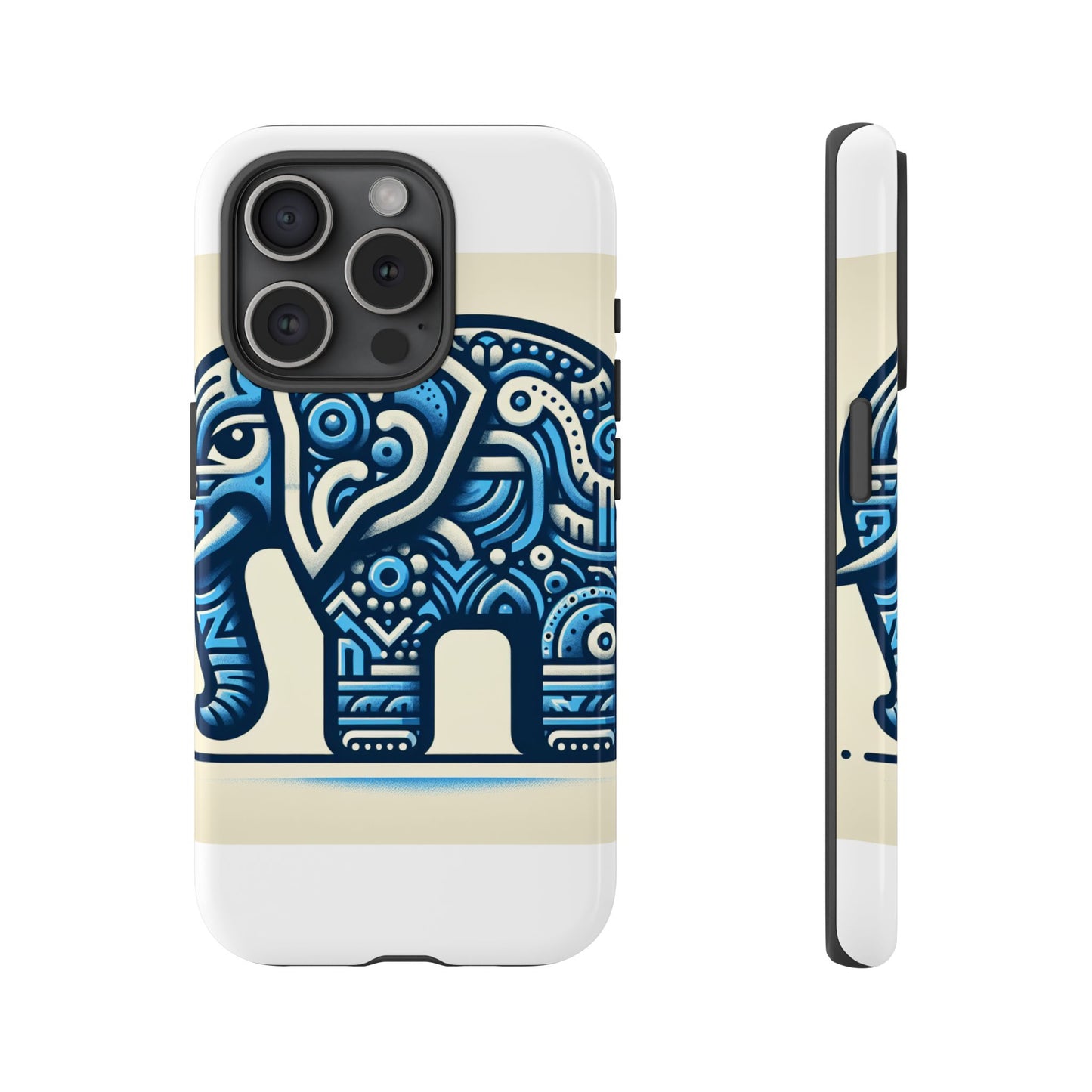 vibrant 3d elephant design phone case for stylish protection and unique aesthetic compatible with iphone 13, 14, 15 & 16 – all models including pro, pro max & plus
