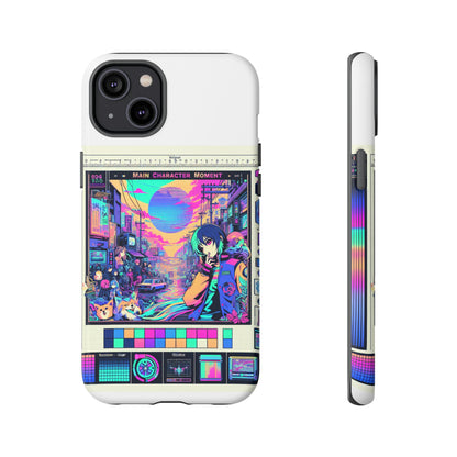 Main Character Moment Protective Phone Case, 3D Wrap Design, Durable TPU Silicone, UV Protected, Anime and Comic Inspired, Unique Gift for Tech Enthusiasts