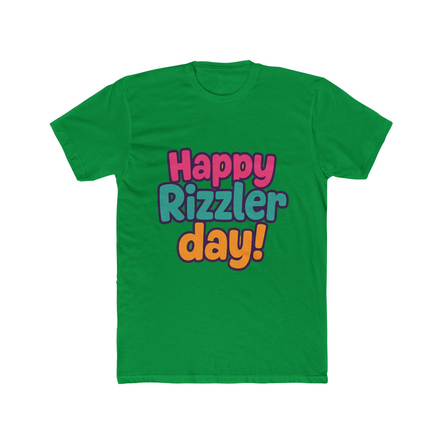 celebrate happy rizzler day with our multicolor unisex t-shirt – perfect gift for any occasion, comfortable fit