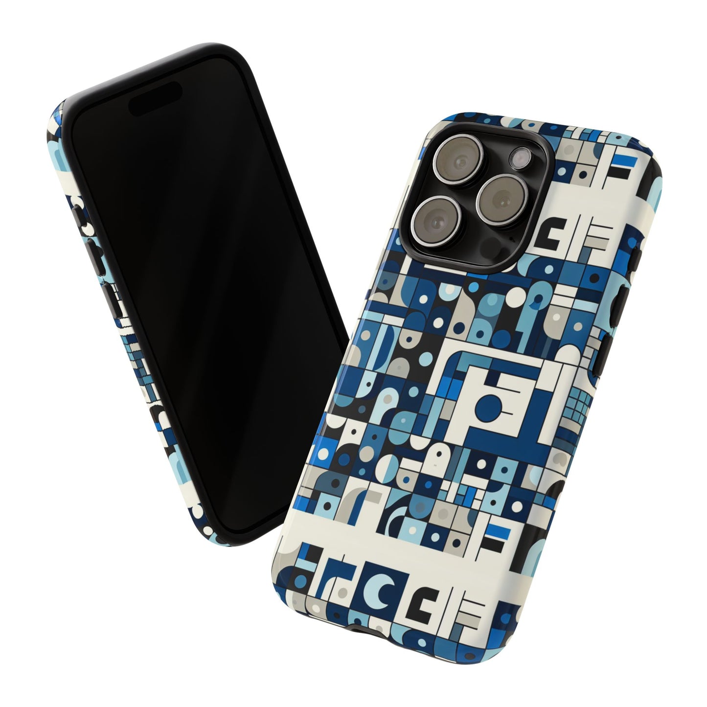 blue alphabet f letter phone case for smartphones, durable shockproof tpu cover with vivid 3d wrap design for tech enthusiasts and anime fans