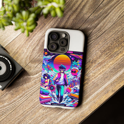 Skibidiverse Traveller Protective Phone Case with 3D Wrap Design, Durable UV Protection, Shock Absorption for Anime and Comic Culture Fans