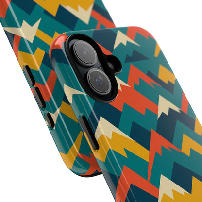 Vibrant Mountain Pattern 3D Wrap Protective Phone Case Stylish Accessory for Men and Women Compatible with iPhone 13, 14, 15 & 16 – All Models Including Pro, Pro Max & Plus