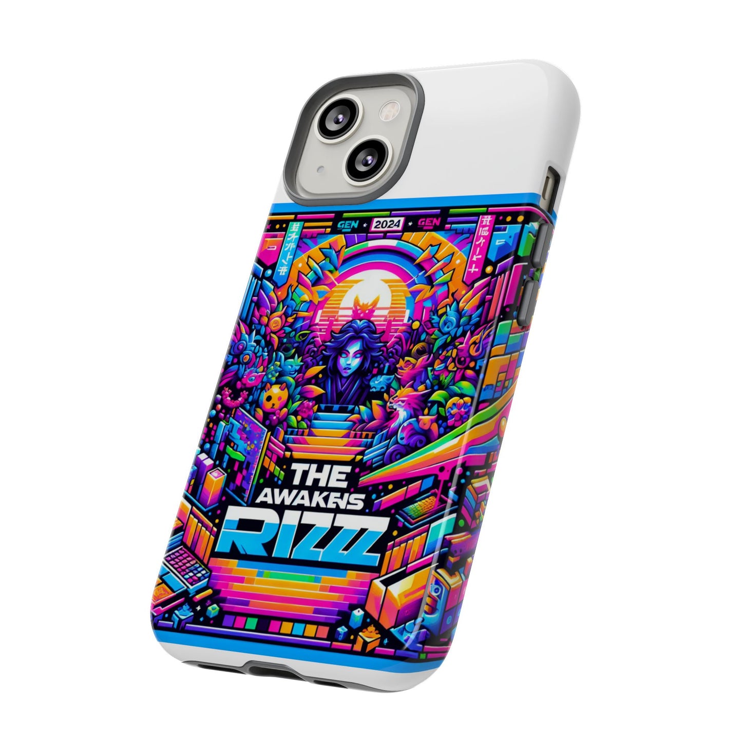 the rizz awakens 3d wrap protective phone case for anime and comic lovers