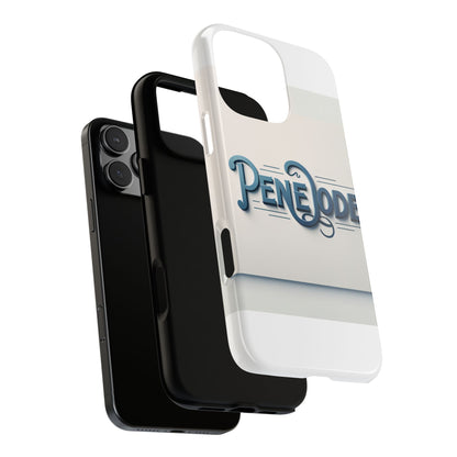 Elegant Blue Typography Phone Case Stylish Accessory for Self-Expression Compatible with iPhone 13, 14, 15 & 16 – all models including Pro, Pro Max & Plus
